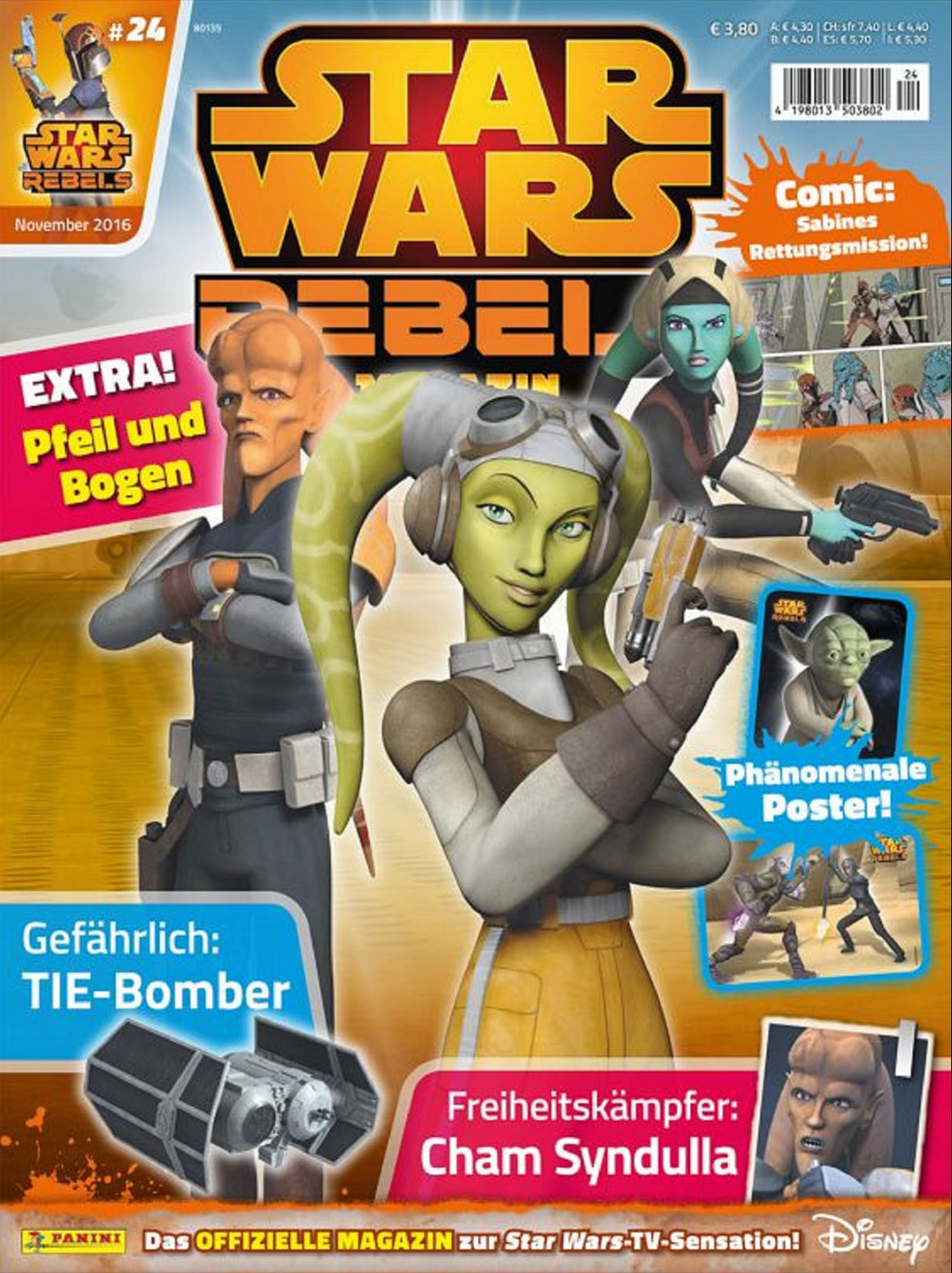 Star Wars Rebels Magazine 24 appearance in Common Appearance