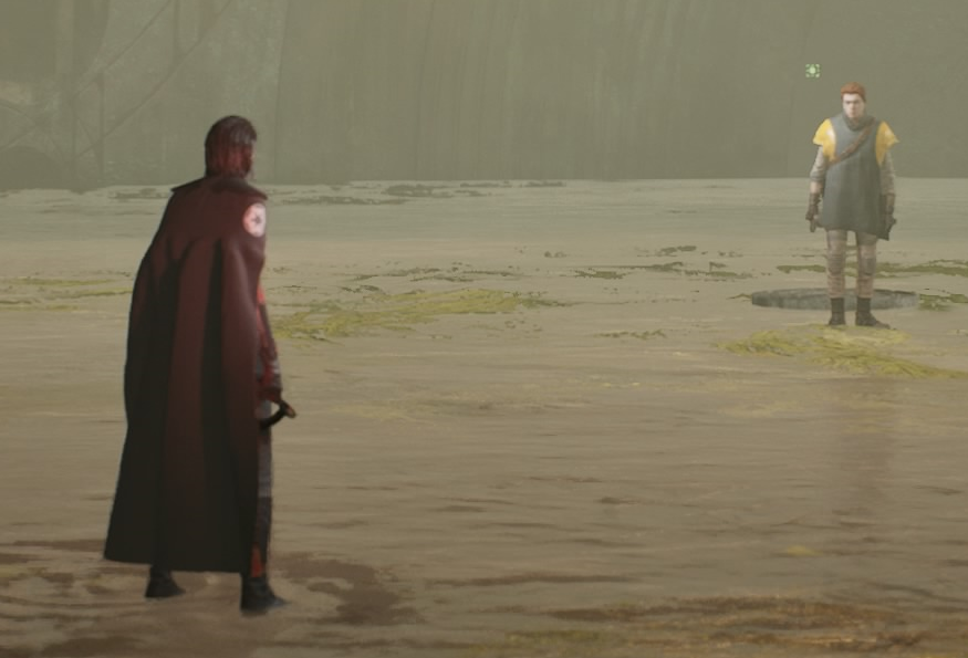 Kestis fought another duel with the Second Sister, who tracked the Jedi fugitive to Bogano.