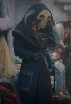 An old Bando Gora mask repurposed and worn by Luntobetha