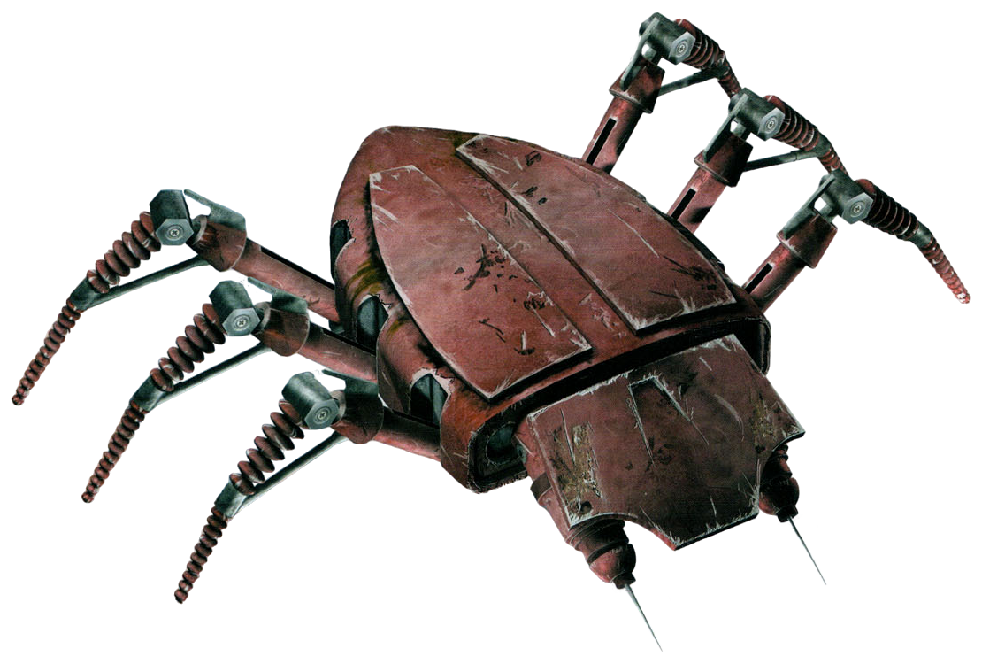 Scarab Mark VI assassin droid appearance in Common Appearance