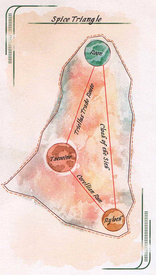 The Triellus Trade Route formed part of the Spice Triangle trade network