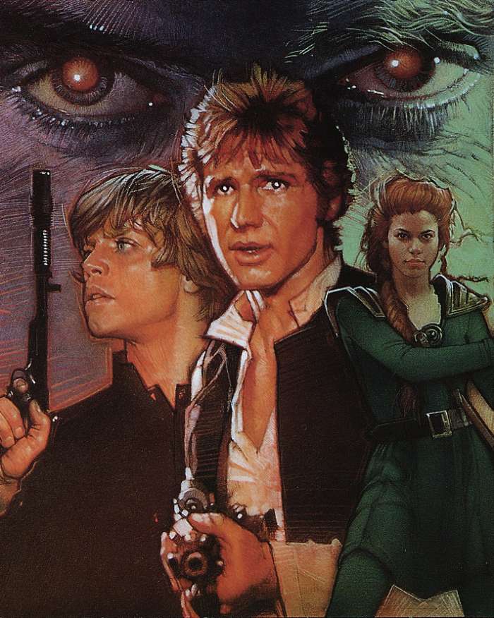 Luke Skywalker, Han Solo and Mara Jade during the Caamas Document Crisis.