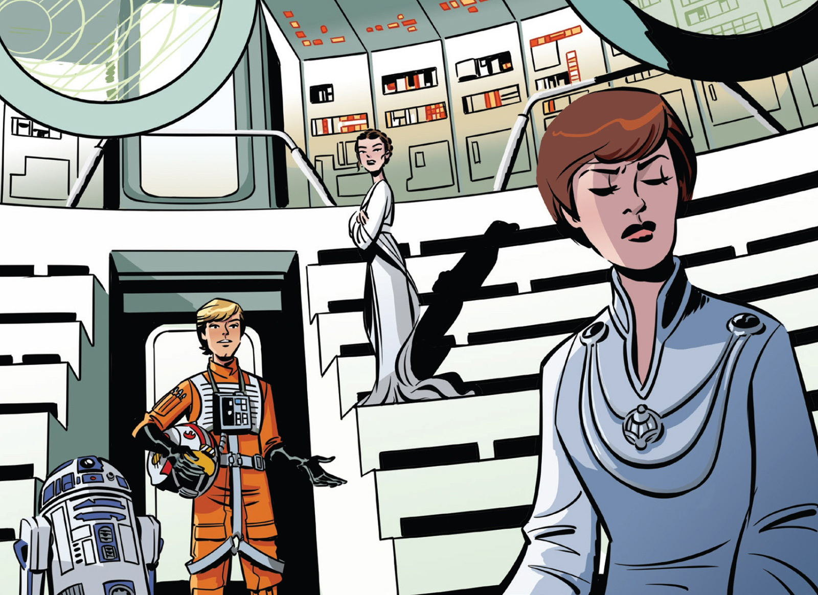 Mon Mothma finds out how Red Squadron lost the Nema