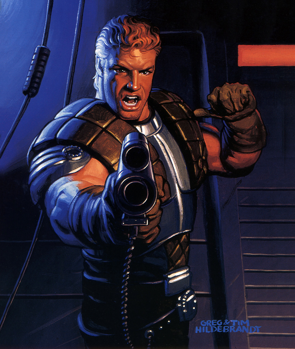 Dash Rendar as depicted in the Shadows of the Empire trading card series