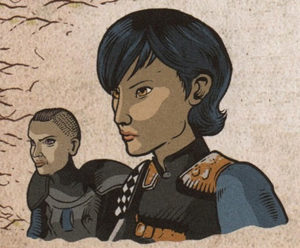 Sabine Wren and Ketsu Onyo became bounty hunters after leaving the Imperial Academy.