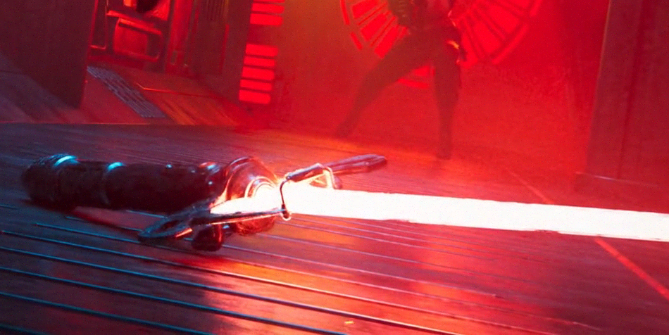 Kutu's lightsaber appearance 