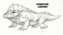 Voritor lizard concept art