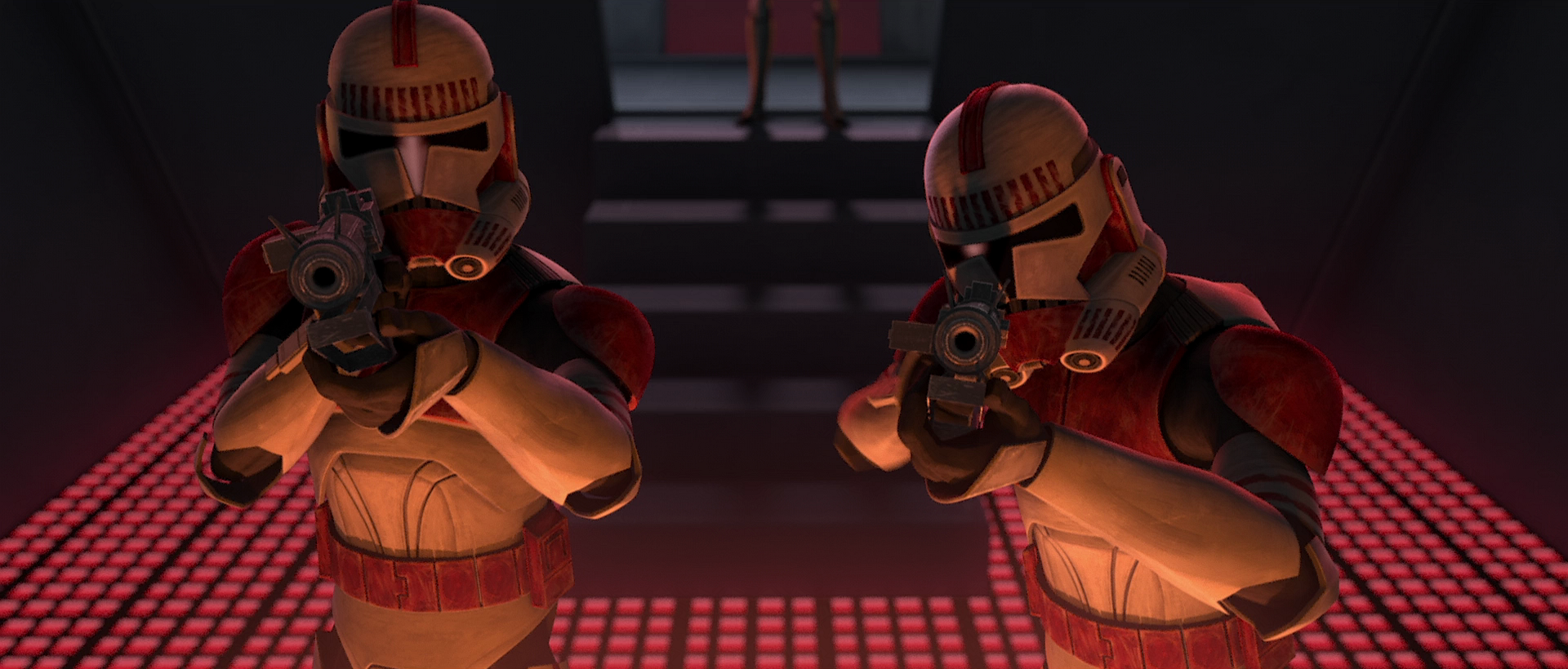 Clone shock troopers attempted to execute Maul during Order 66, but the former Sith Lord was saved by Ahsoka Tano.