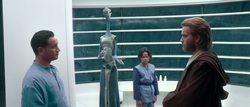 Boba and Jango meet Obi-Wan Kenobi.