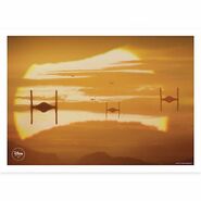 Disney Store Exclusive Blu-ray Combo Pack Lithograph Set (Jakku)