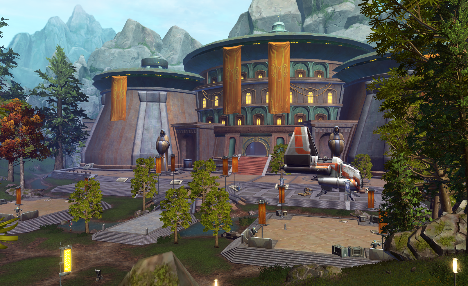 The new Jedi Temple on Tython