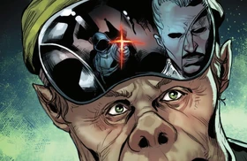 Lawson spots Fraxmoor's reflection in a vendor's visor.