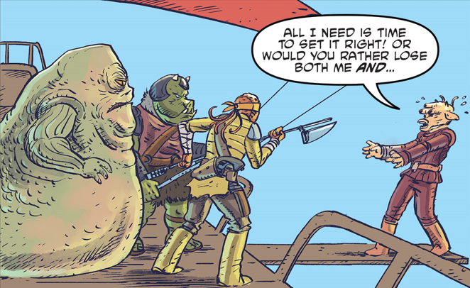 Jabba threatened to kill Ree-Yees after he lost Buboicullaar.