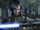 Satele Shan's second double-bladed lightsaber