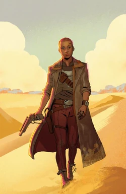 Vail Tormin developed a reputation for herself as a bounty hunter.