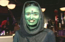 The actress who portrayed Llom on the film set