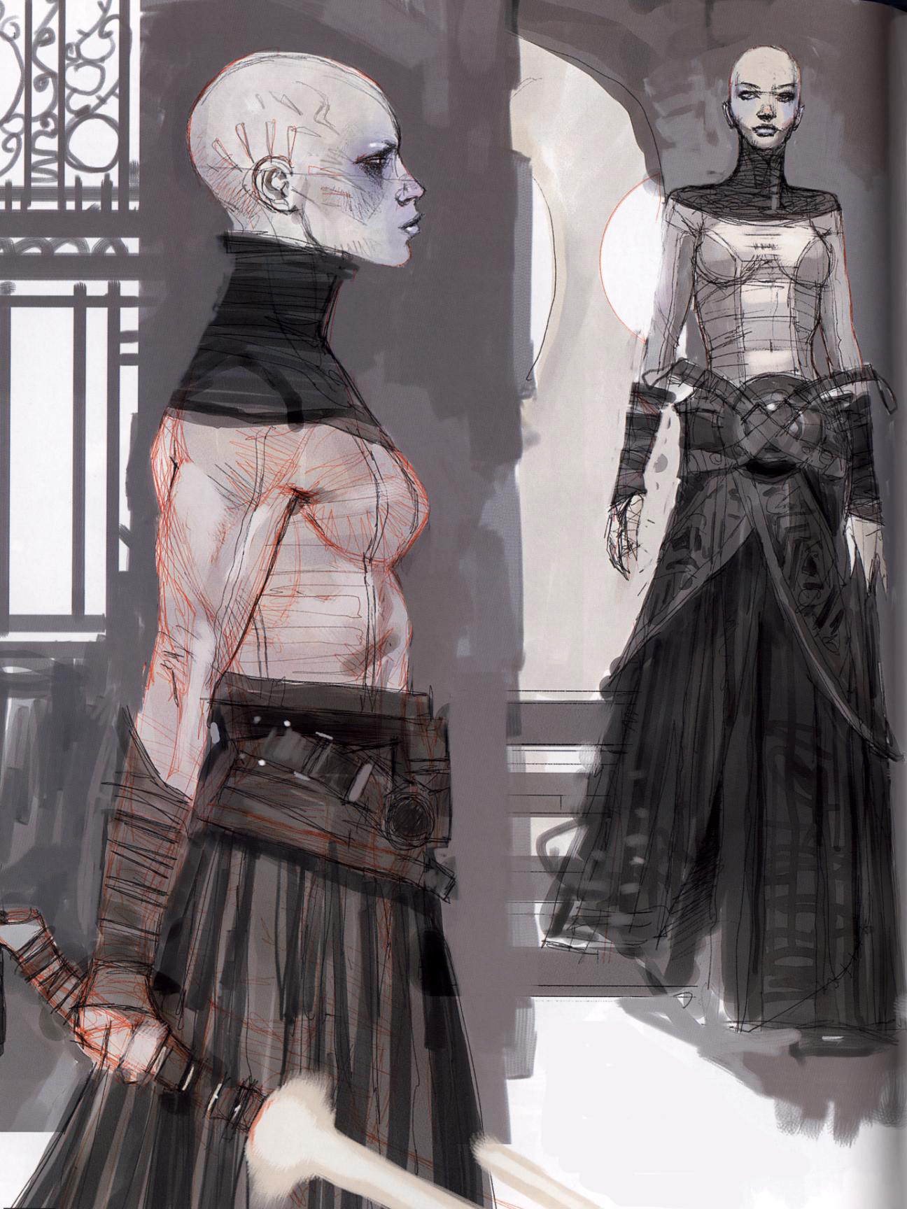 Asajj Ventress concept art