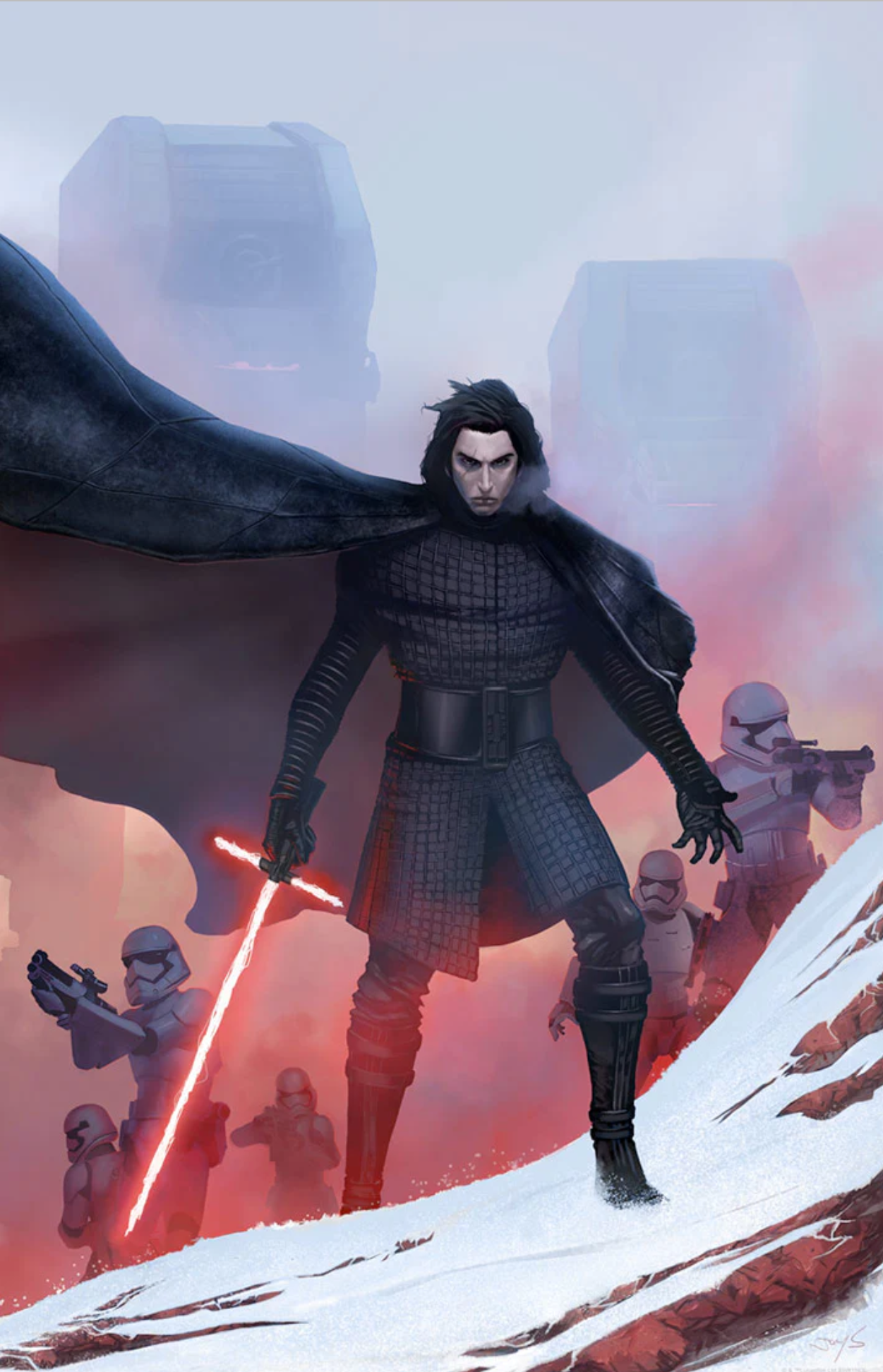 Kylo Ren, the grandson of Darth Vader, usurped Snoke's place as the Supreme Leader of the First Order.