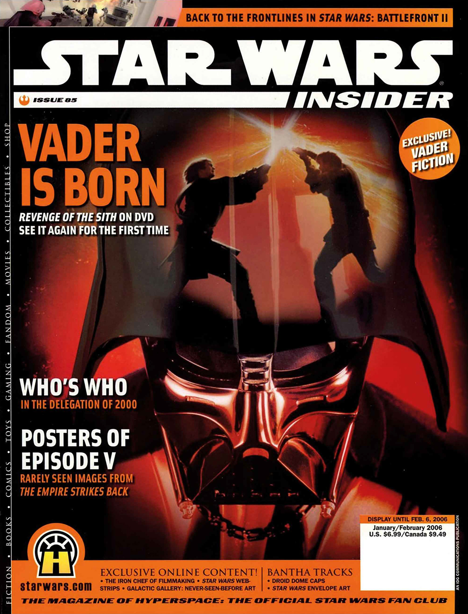 Star Wars Insider 85 appearance in Common Appearance