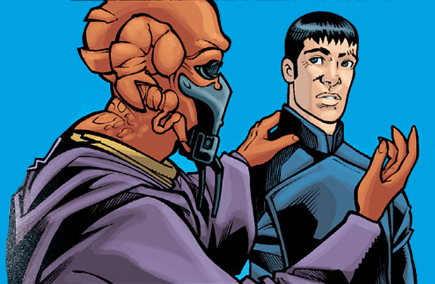 Dallin reunites with Plo Koon aboard the Intrepid.