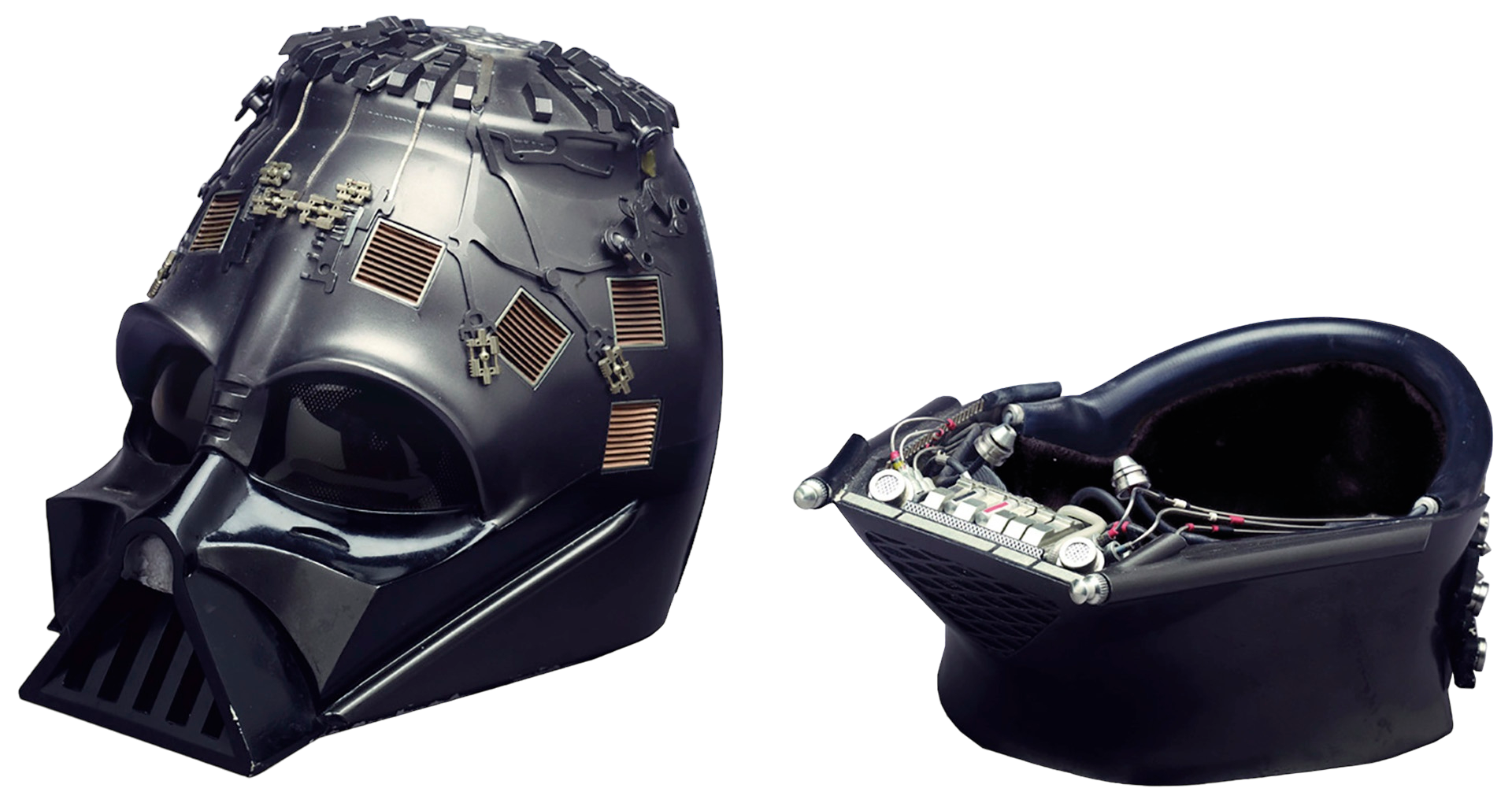 The apparatus of Vader's mask was designed to support his breathing.