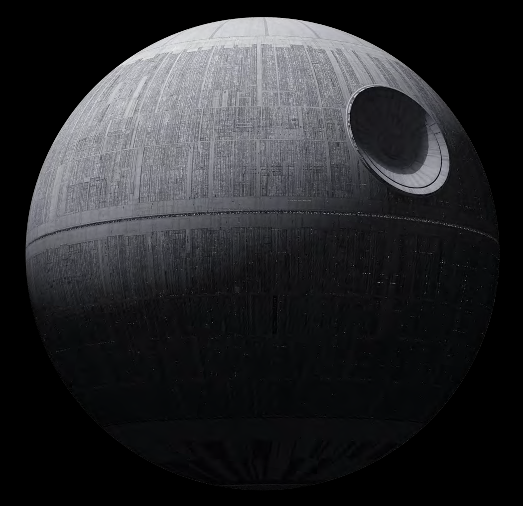 The Death Star, the battle station project which Thrawn, Vanto, and Nightswan had all taken an interest in. Each man had reasoned that a massive military project was the destination of the doonium and other metals the Imperial Navy had been buying in bulk, though none of them knew precisely what the project was at the time.