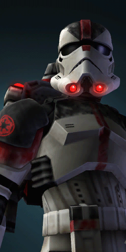 An Imperial Jet Trooper as seen in Star Wars: The Force Unleashed video game  (PSP, PS2 and Wii versions only)