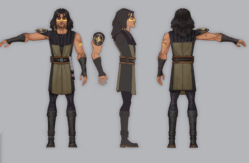 Concept art of Quinlan Vos