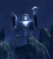Unfinished colossus