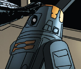 Unidentified black astromech droid appearance in Common Appearance