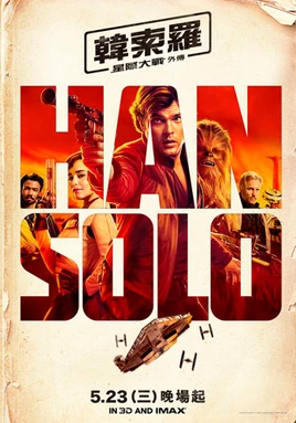 星際大戰外傳韓索羅海報