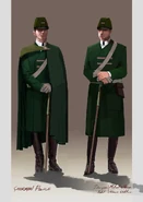 Concept art by Norman Walshe and Michael Wilkinson