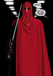 Kanos dons his  armor for his introduction to the leadership of the .