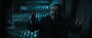 Drezzer pleads for his life to Cassian Andor.