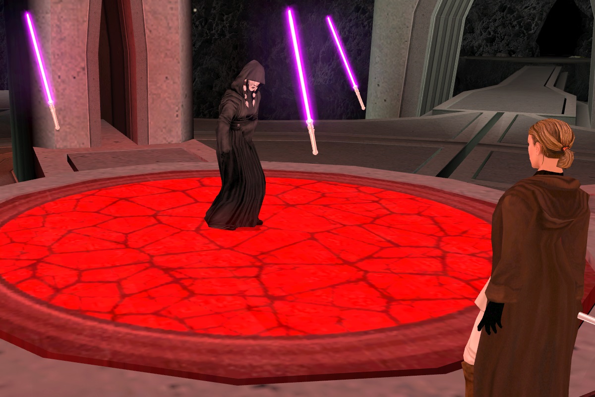 After defeating Darth Sion, the Exile confronted Kreia in the heart of her academy on Malachor V.