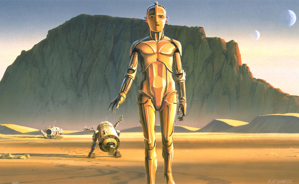 Artoo and Threepio arrive on Utapau