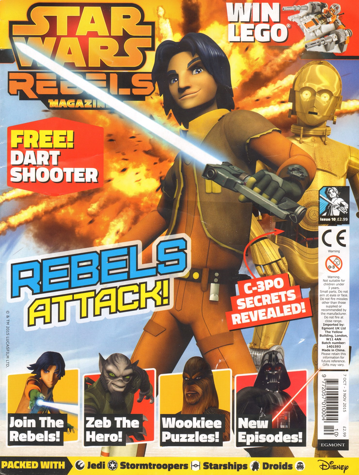 Star Wars Rebels Magazine 10 appearance in Common Appearance