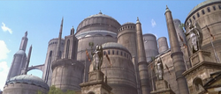 Theed Palace low angle