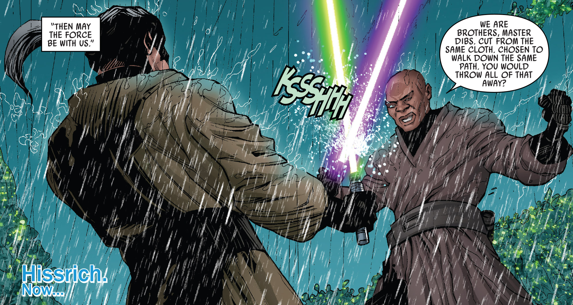 Prosset Dibs challenging Mace Windu