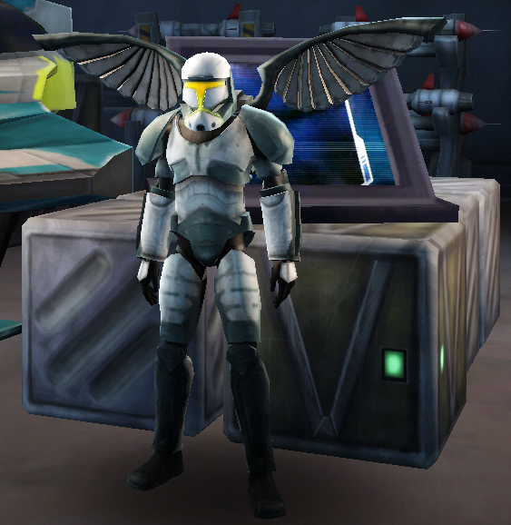 Clone commando Zag in Clone Wars Adventures.