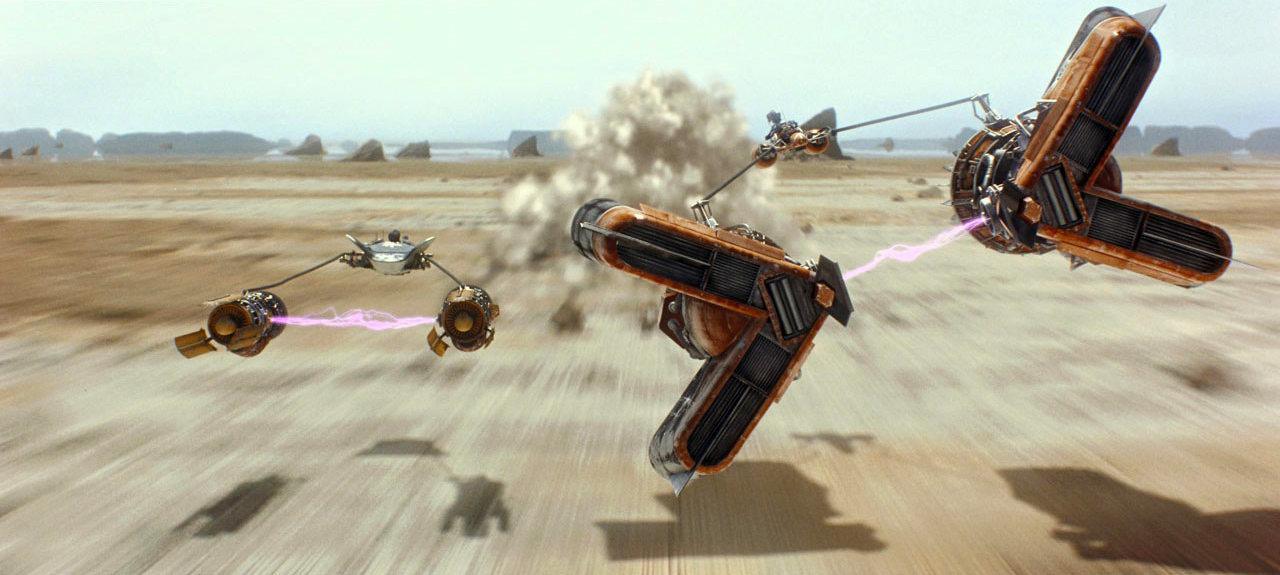 Podracing appearance in Common Appearance