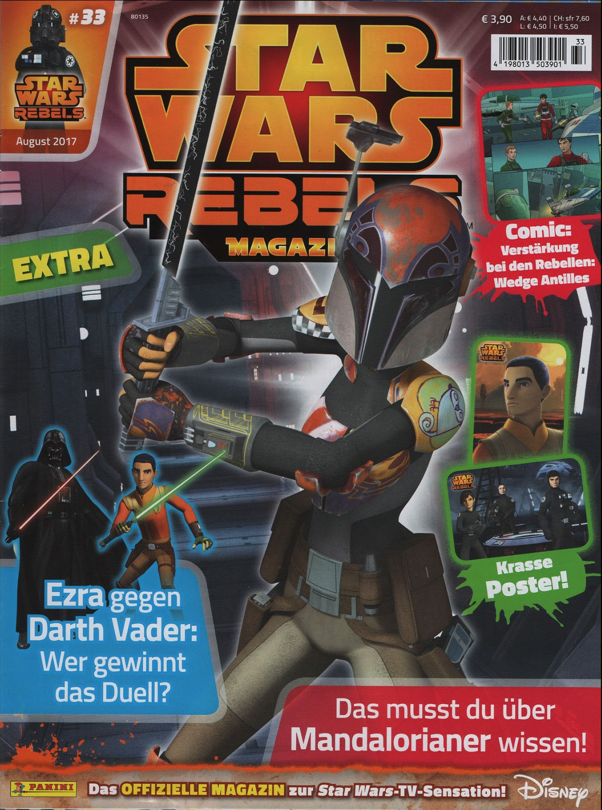 Star Wars Rebels Magazine 33 appearance in Common Appearance