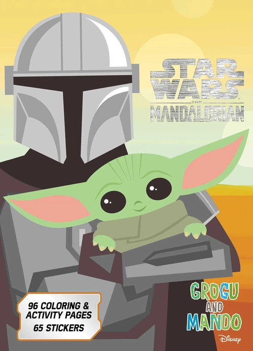 Star Wars The Mandalorian Grogu and Mando cover