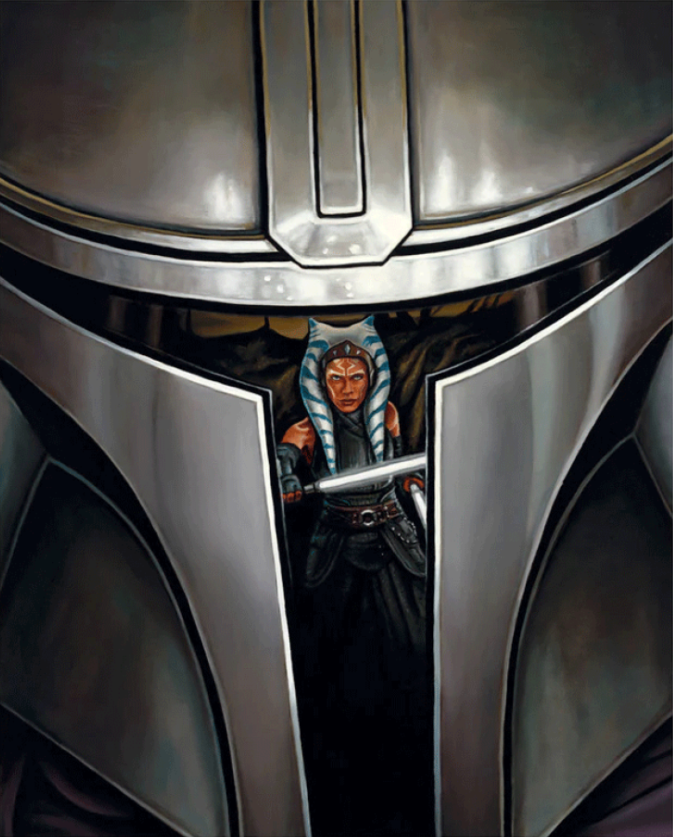 Sent to Corvus by Bo-Katan Kryze, Din Djarin met the former Jedi Ahsoka Tano in the planet's forest.