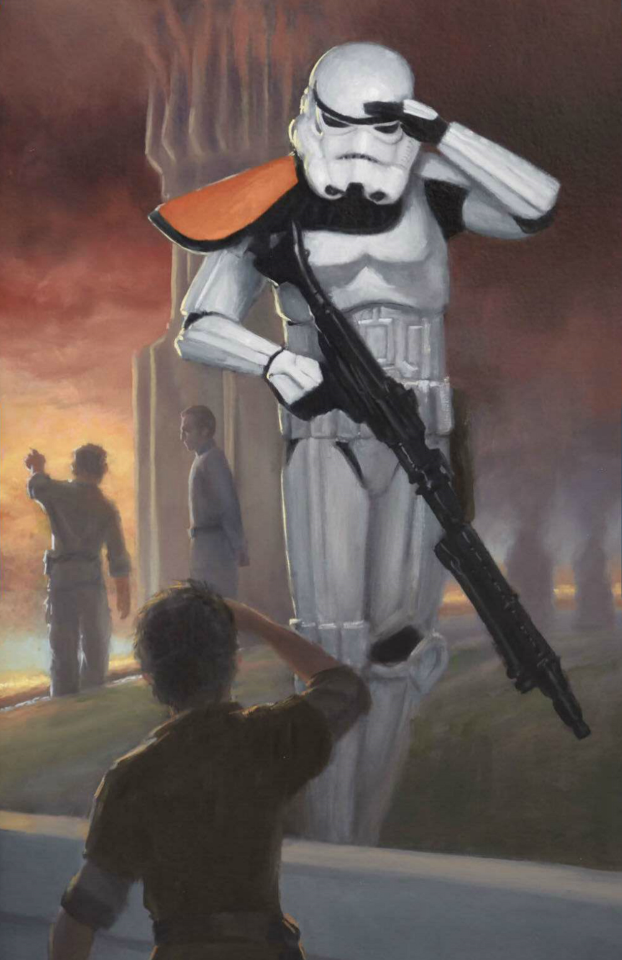 During the Imperial Era, the white-armored stormtroopers became a symbol of the Galactic Empire.