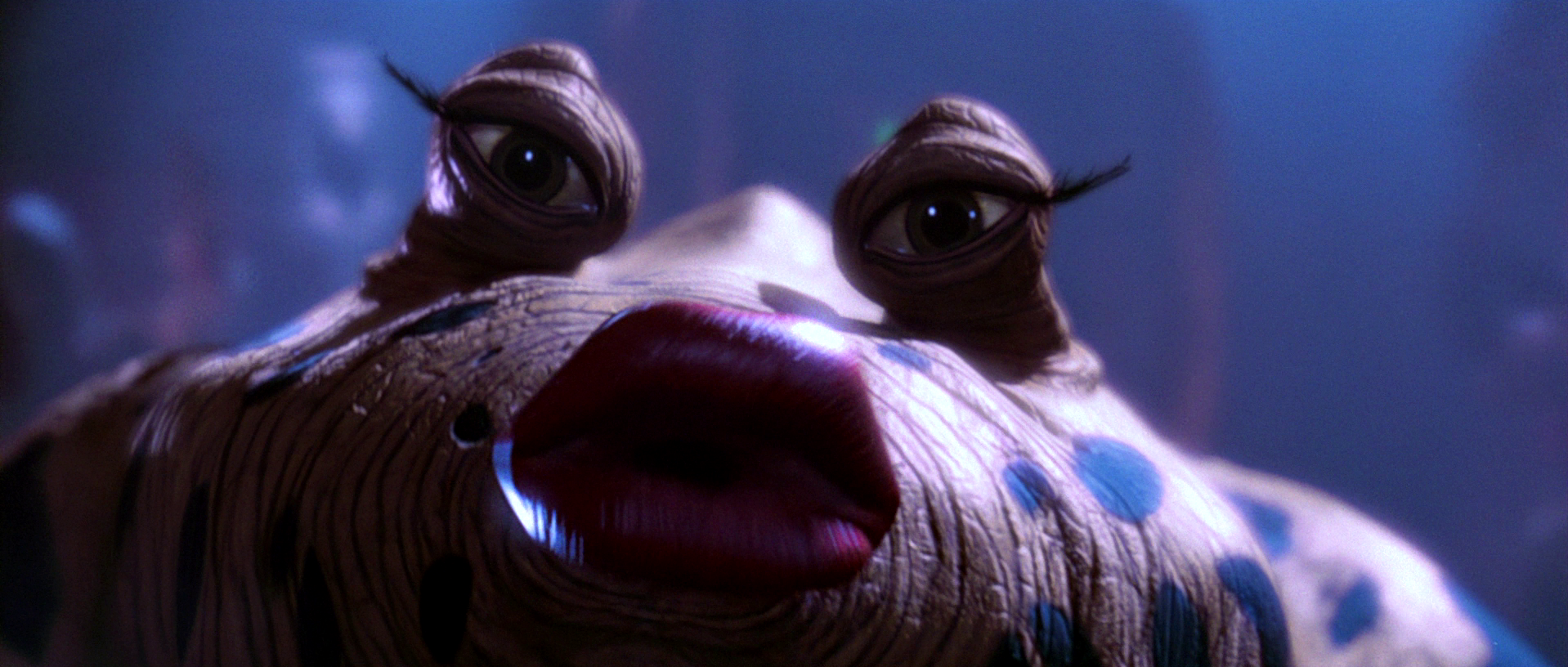 The CGI Sy Snootles singing "Jedi Rocks" in the 1997 Special Edition of Return of the Jedi.