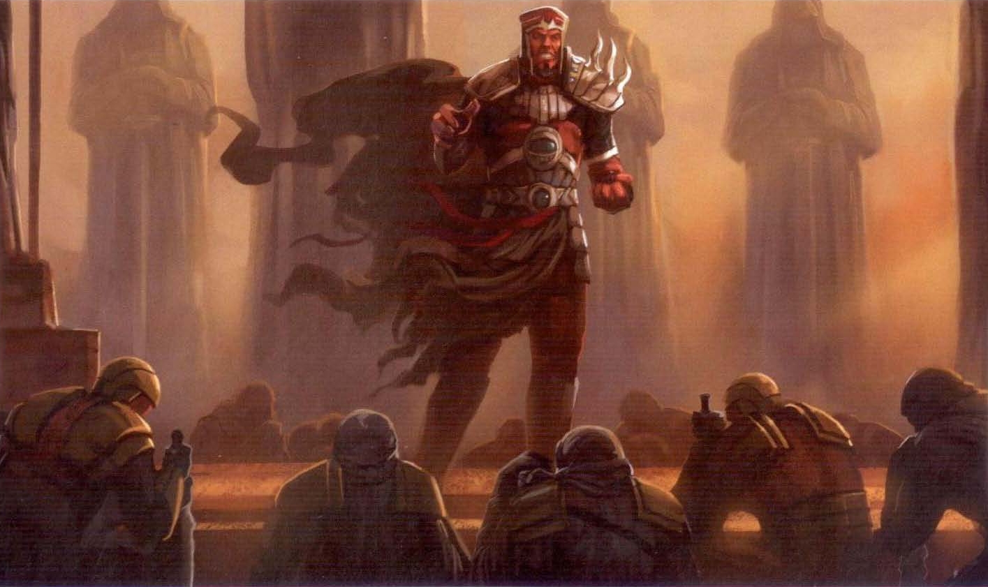 Naga Sadow rallying the Sith forces for the invasion of the Galactic Republic