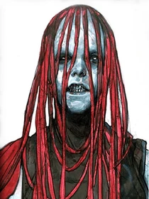 An early concept design for Darth Maul, straight out of Iain McCaig's nightmares