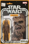 Chewbacca action figure variant cover by John Tyler Christopher