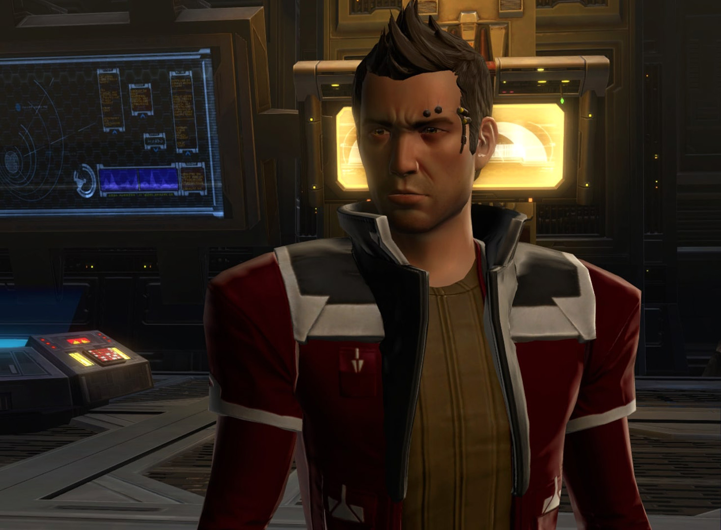 Theron Shan in the Alliance command center.